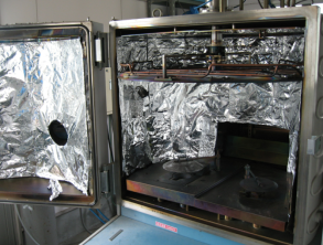 Fig. 2.  Photograph of LVE (Large Vacuum Evaporation) instrument.